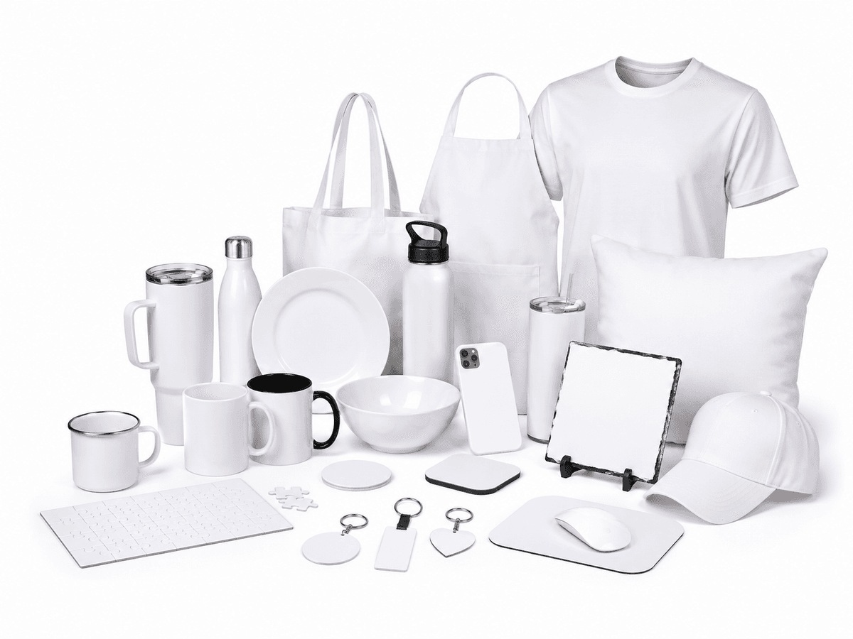 Sublimation wholesale blanks and heat-press supplies