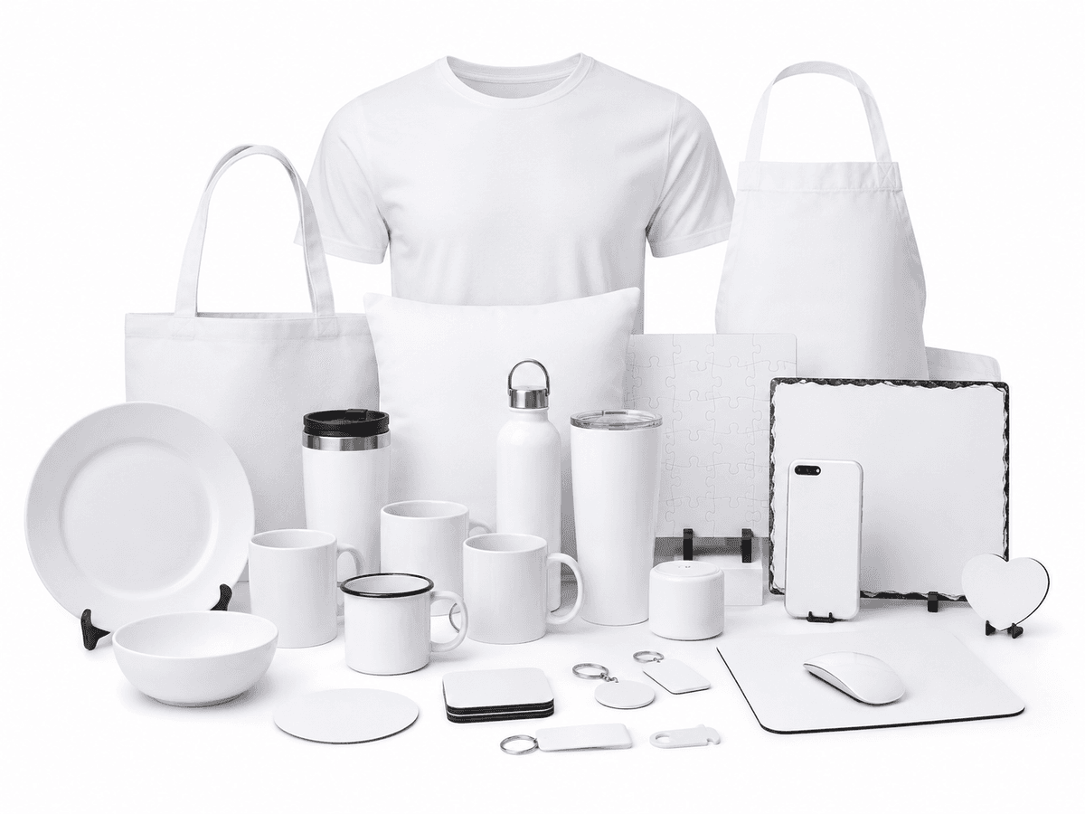 Sublimation wholesale blanks and heat-press supplies
